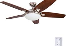 Honeywell Ceiling Fans 50197 Carmel Contemporary With Light And Remote