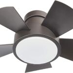 Vox Smart Indoor and Outdoor 5-Blade Small Ceiling Fan With LED Light