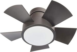 Vox Smart Indoor and Outdoor 5-Blade Small Ceiling Fan With LED Light